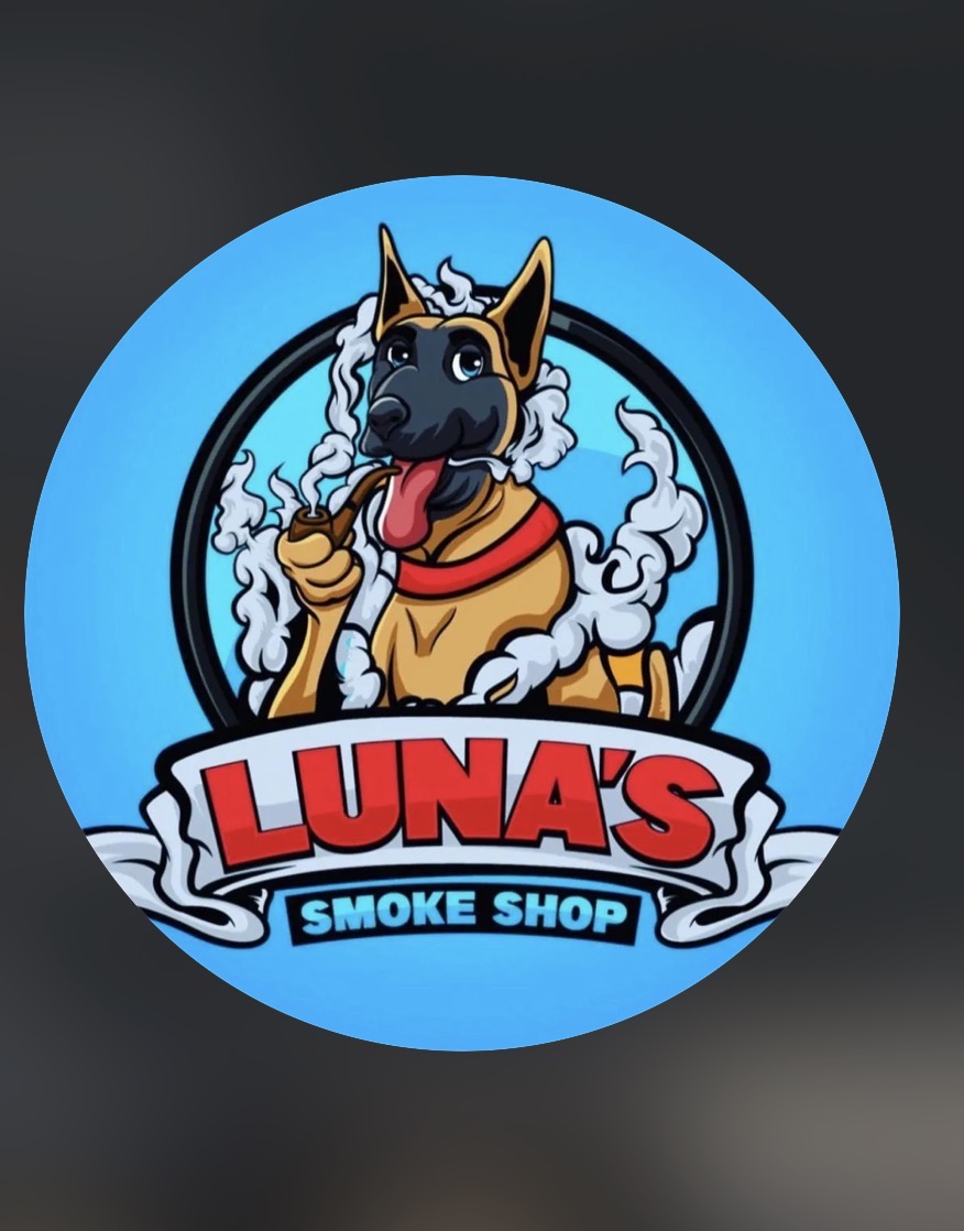 Luna's Smoke Shop logo